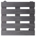 Suporturi de plante cu role, 2 buc., gri, 30x30x7,5 cm, WPC - WALTI WALTI