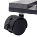 Suporturi de plante cu role, 2 buc., gri, 30x30x7,5 cm, WPC - WALTI WALTI