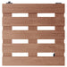 Suporturi de plante cu role, 2 buc., maro, 30x30x7,5 cm, WPC - WALTI WALTI
