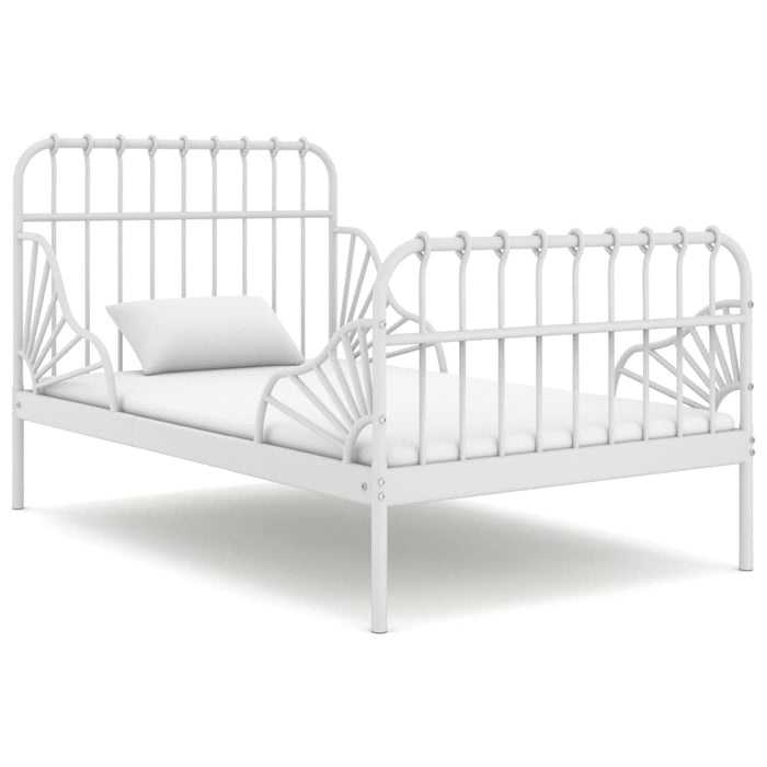 Cadru de pat extensibil, gri, 80x130/200 cm, metal - WALTI WALTI