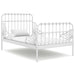 Cadru de pat extensibil, gri, 80x130/200 cm, metal - WALTI WALTI