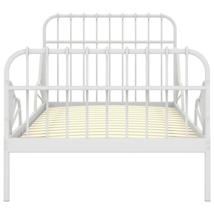 Cadru de pat extensibil, gri, 80x130/200 cm, metal - WALTI WALTI