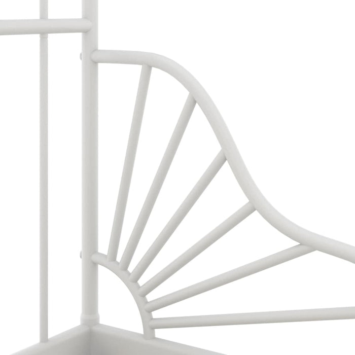 Cadru de pat extensibil, gri, 80x130/200 cm, metal - WALTI WALTI