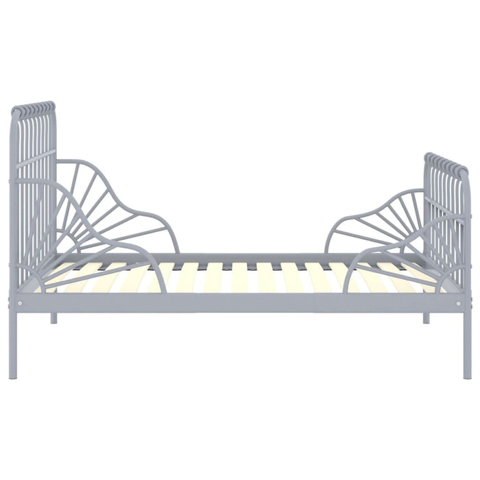 Cadru de pat extensibil, gri, 80x130/200 cm, metal - WALTI WALTI