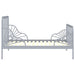 Cadru de pat extensibil, gri, 80x130/200 cm, metal - WALTI WALTI