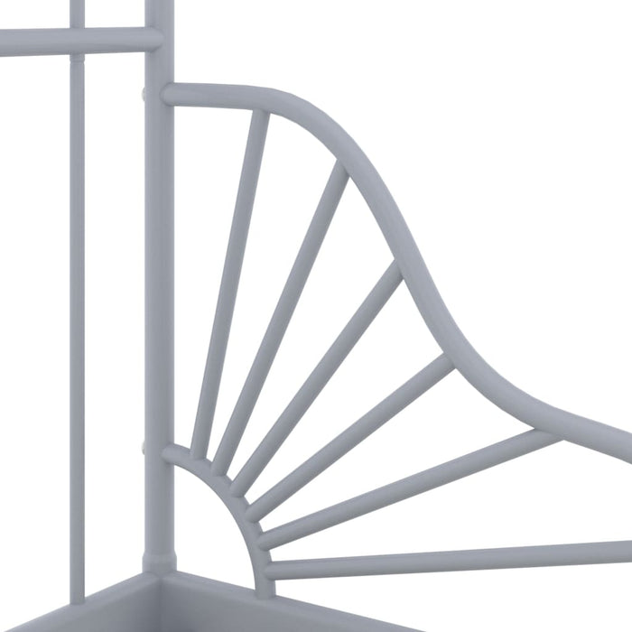 Cadru de pat extensibil, gri, 80x130/200 cm, metal - WALTI WALTI