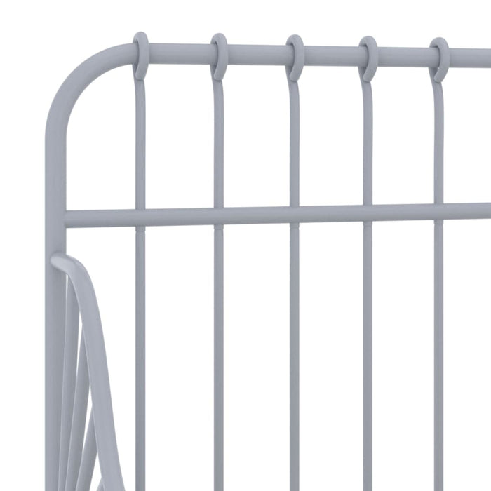 Cadru de pat extensibil, gri, 80x130/200 cm, metal - WALTI WALTI