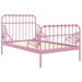 Cadru de pat extensibil, roz, metal, 80x130/200 cm - WALTI WALTI