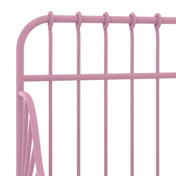Cadru de pat extensibil, roz, metal, 80x130/200 cm - WALTI WALTI