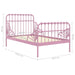 Cadru de pat extensibil, roz, metal, 80x130/200 cm - WALTI WALTI