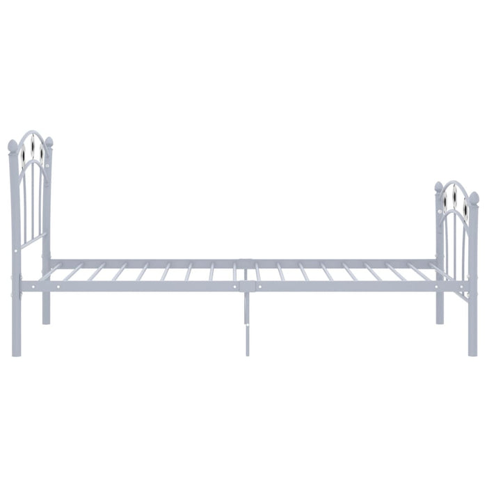Cadru de pat, cu model de fotbal, gri, 90 x 200 cm, metal - WALTI WALTI