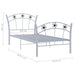 Cadru de pat, cu model de fotbal, gri, 90 x 200 cm, metal - WALTI WALTI
