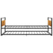 Cadru pat extensibil, negru, 90x200 cm, metal - WALTI WALTI
