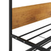 Cadru pat extensibil, negru, 90x200 cm, metal - WALTI WALTI