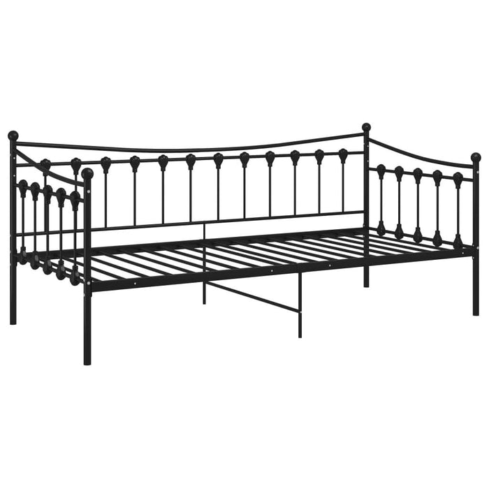 Cadru de pat canapea, negru, 90x200 cm, metal - WALTI WALTI
