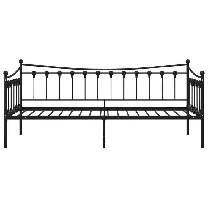 Cadru de pat canapea, negru, 90x200 cm, metal - WALTI WALTI