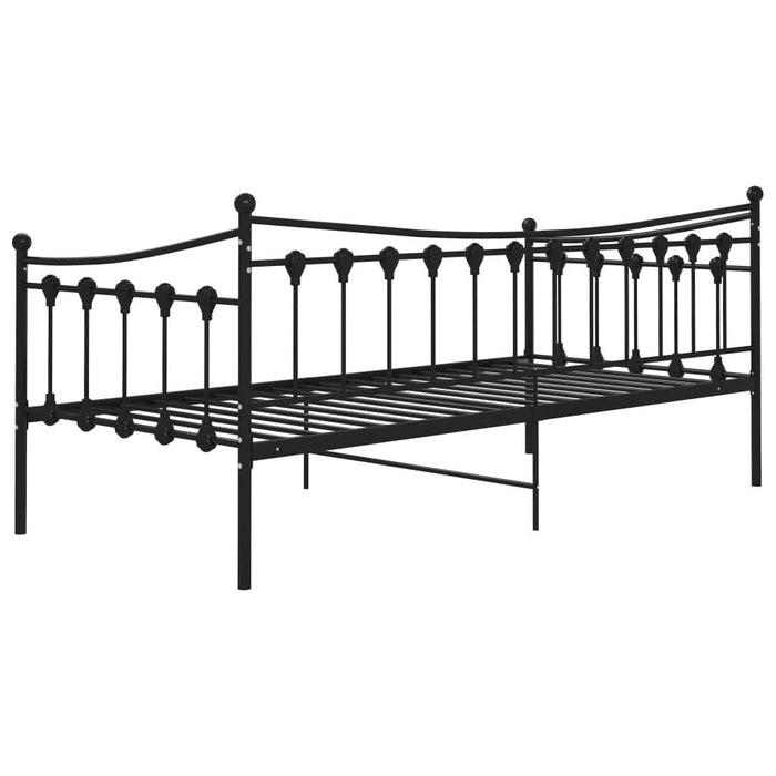 Cadru de pat canapea, negru, 90x200 cm, metal - WALTI WALTI