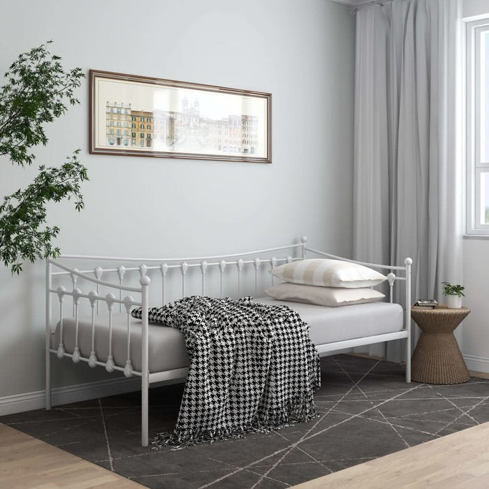 Cadru pat canapea, alb, 90x200 cm, metal - WALTI WALTI