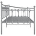 Cadru pat canapea, gri, 90x200 cm, metal - WALTI WALTI