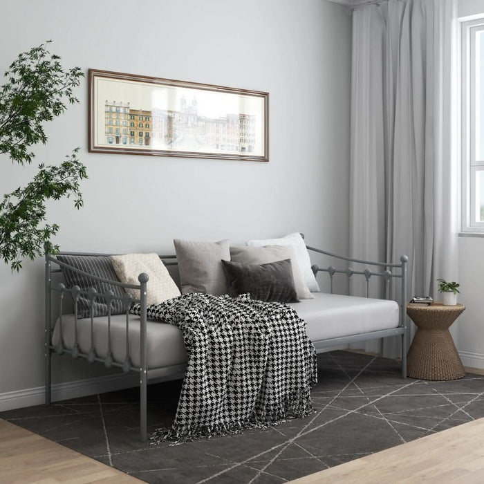 Cadru pat canapea, gri, 90x200 cm, metal - WALTI WALTI
