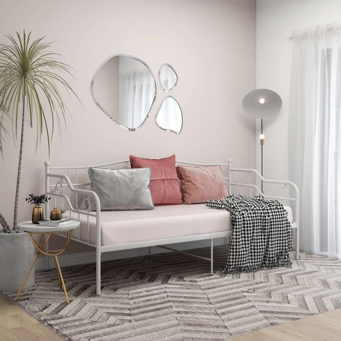 Cadru pat canapea, alb, 90x200 cm, metal - WALTI WALTI