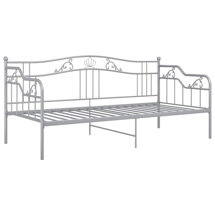 Cadru pat canapea, gri, 90x200 cm, metal WALTI