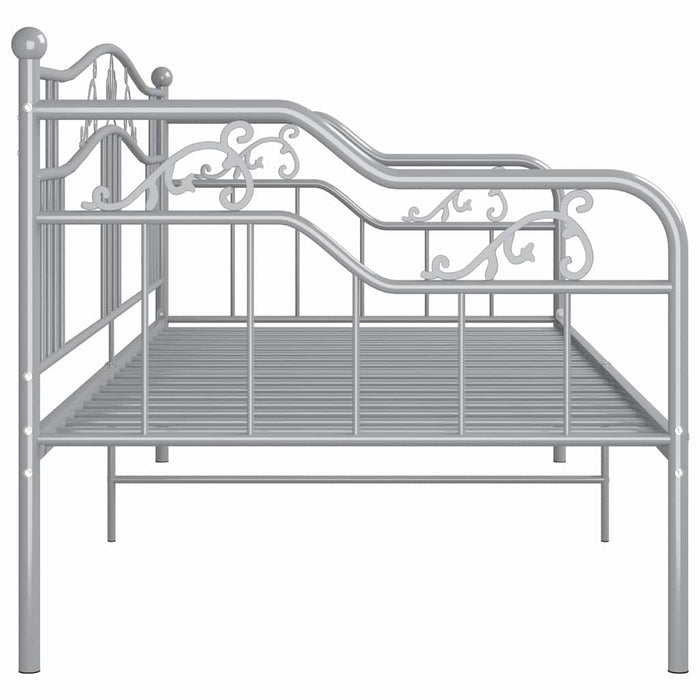 Cadru pat canapea, gri, 90x200 cm, metal WALTI