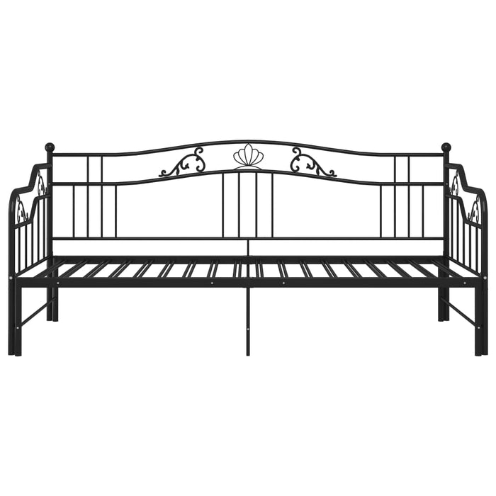 Cadru pat canapea extensibilă, negru, 90x200 cm, metal - WALTI WALTI