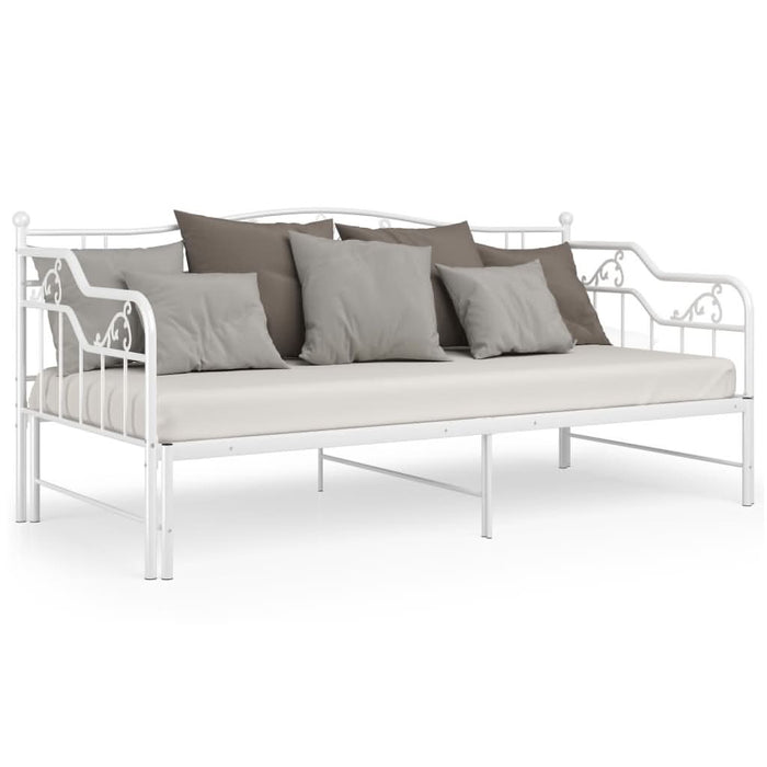 Cadru canapea extensibilă, alb, 90x200 cm, metal - WALTI WALTI
