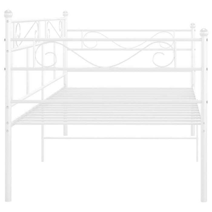 Cadru pat canapea, alb, 90x200 cm, metal - WALTI WALTI