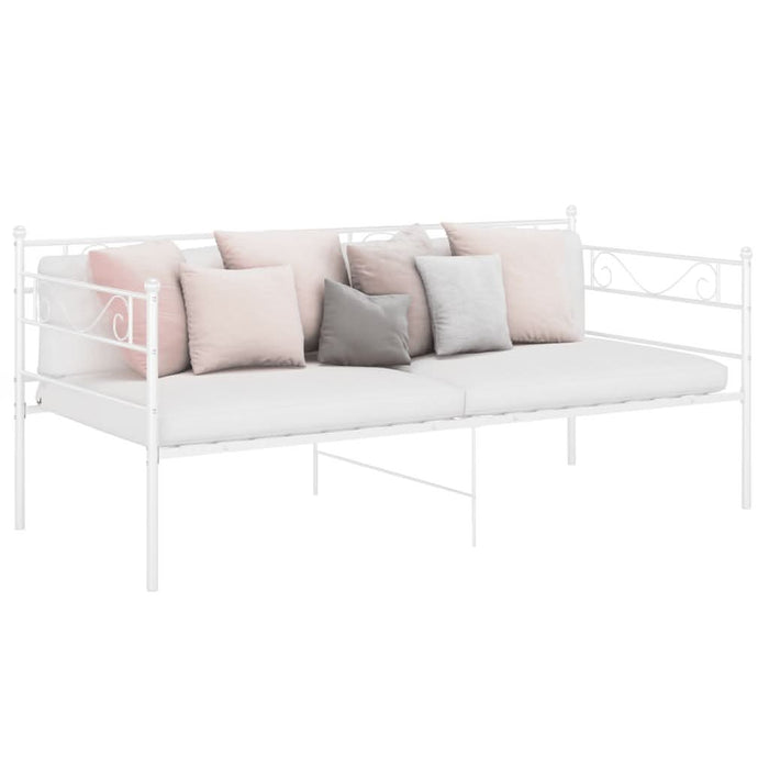 Cadru pat canapea, alb, 90x200 cm, metal - WALTI WALTI
