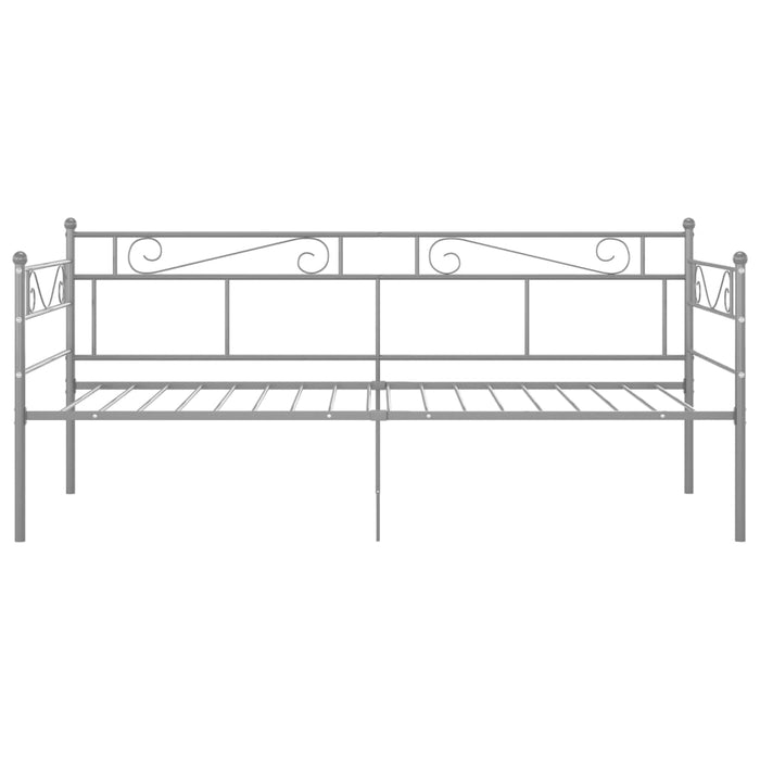 Cadru pat canapea, gri, 90x200 cm, metal WALTI