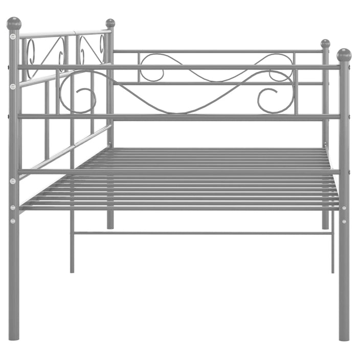 Cadru pat canapea, gri, 90x200 cm, metal WALTI
