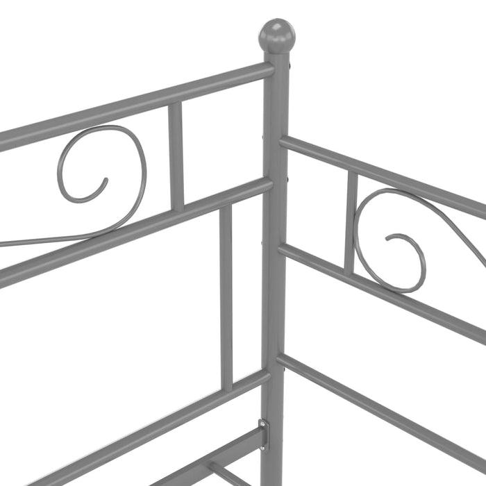 Cadru pat canapea, gri, 90x200 cm, metal WALTI