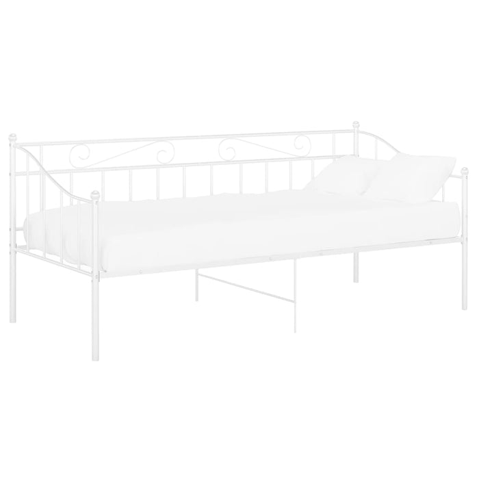 Cadru pat canapea, alb, 90x200 cm, metal - WALTI WALTI