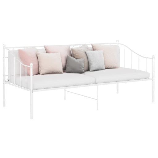 Cadru pat canapea, alb, 90x200 cm, metal - WALTI WALTI