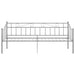 Cadru pat canapea, gri, 90x200 cm, metal - WALTI WALTI