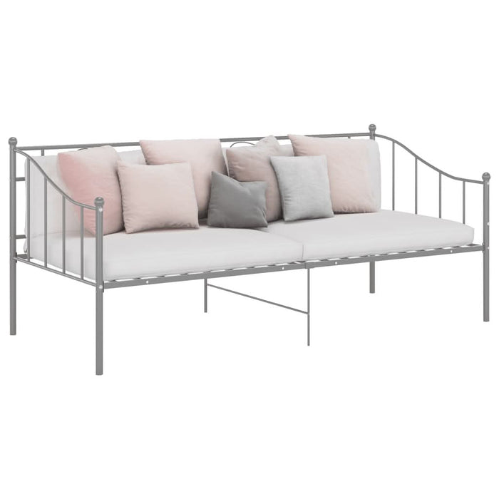 Cadru pat canapea, gri, 90x200 cm, metal - WALTI WALTI