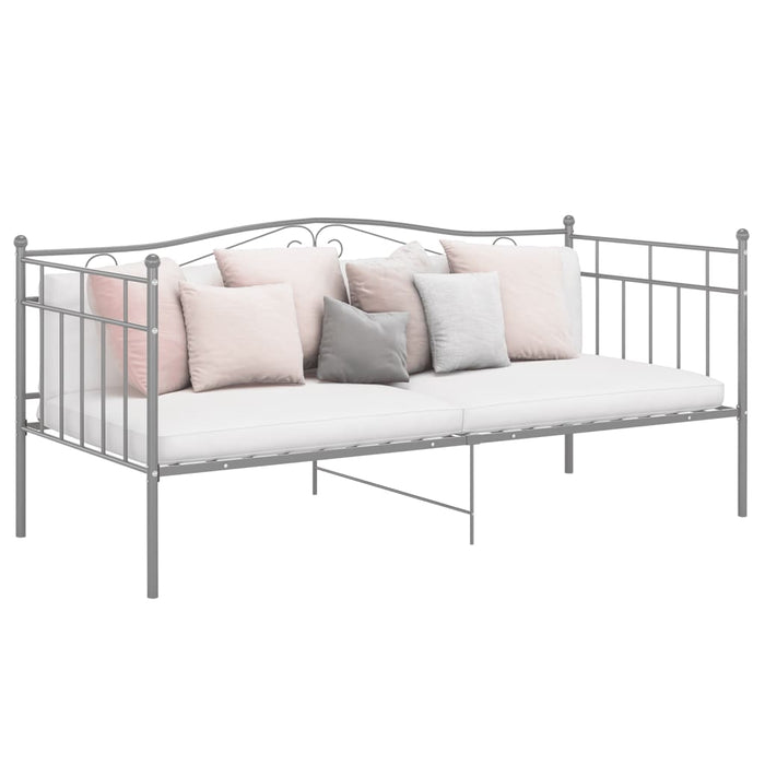 Cadru pat canapea, gri, 90x200 cm, metal - WALTI WALTI