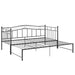 Cadru pat canapea extensibilă, negru, 90x200 cm, metal - WALTI WALTI