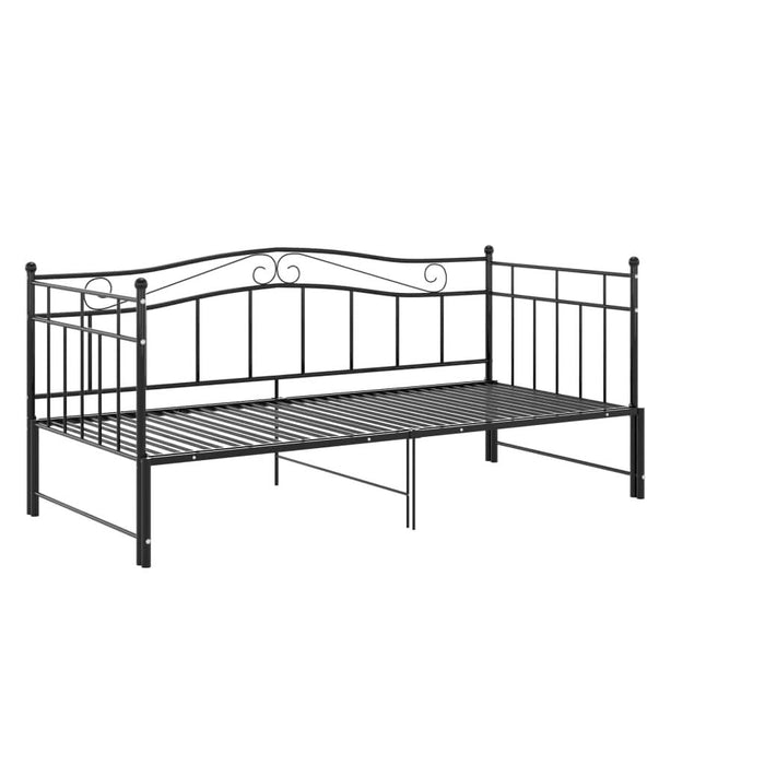 Cadru pat canapea extensibilă, negru, 90x200 cm, metal - WALTI WALTI