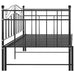 Cadru pat canapea extensibilă, negru, 90x200 cm, metal - WALTI WALTI