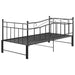 Cadru pat canapea extensibilă, negru, 90x200 cm, metal - WALTI WALTI