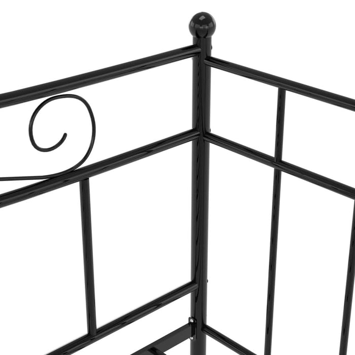 Cadru pat canapea extensibilă, negru, 90x200 cm, metal - WALTI WALTI