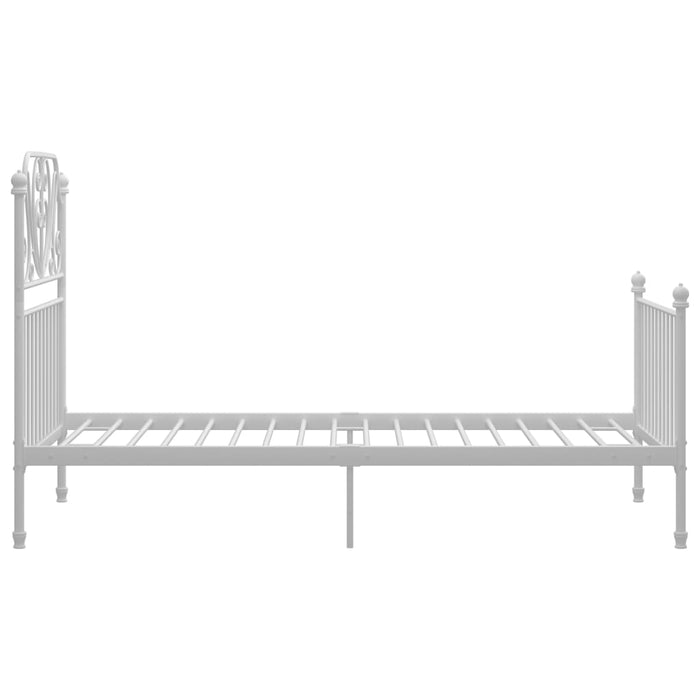 Cadru de pat, alb, 90x200 cm, metal - WALTI WALTI