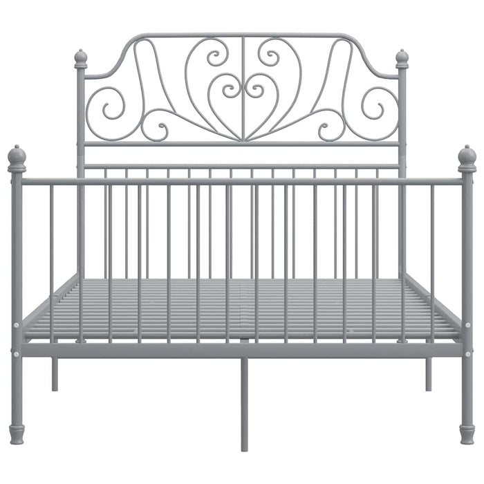 Cadru de pat, gri, 120x200 cm, metal - WALTI WALTI