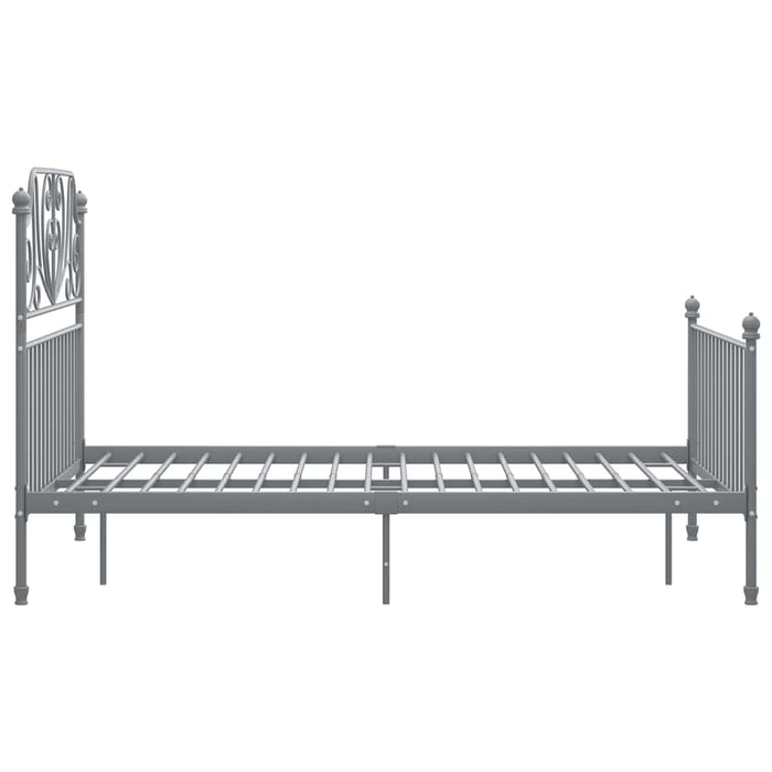 Cadru de pat, gri, 120x200 cm, metal - WALTI WALTI