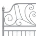 Cadru de pat, gri, 120x200 cm, metal - WALTI WALTI