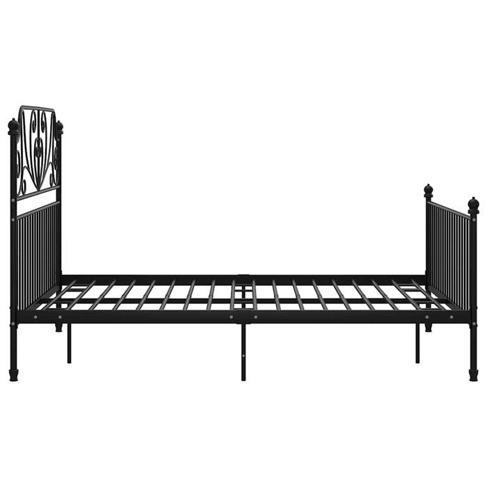 Cadru de pat, negru, 140x200 cm, metal - WALTI WALTI