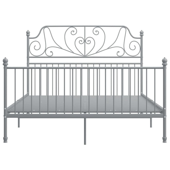 Cadru de pat, gri, 160x200 cm, metal WALTI
